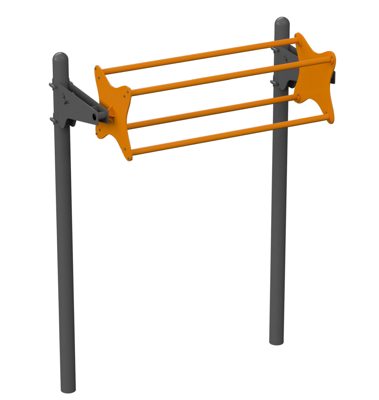 Rotary chin-up bar